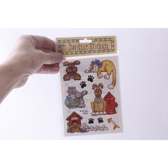 Dogs and Cats, Pets, Designer Stickers, Cute Animals, Kristin Cook, Provo Craft, - Picture 1 of 2